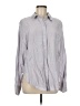 Express Gray Long Sleeve Button-Down Shirt Size M - photo 1