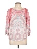 Crosby 100% Rayon Pink 3/4 Sleeve Blouse Size L - photo 1