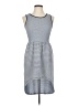 Lark + Grey Chevron-herringbone Gray Casual Dress Size Lg - XL - photo 1