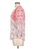 Crosby 100% Rayon Pink 3/4 Sleeve Blouse Size L - photo 5
