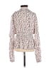 Blue Life 100% Rayon White Long Sleeve Blouse Size S - photo 2