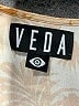 Veda 100% Rayon Print Orange Cocktail Dress Size M - photo 7