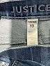 Justice Metallic Blue Jeggings Size 10 - photo 3