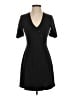 Madewell Solid Black Casual Dress Size XS - photo 1