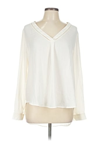 Rose + Olive Long Sleeve Blouse (view 1)