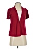 Blue Sky Burgundy Red Short Sleeve Blouse Size XXS - photo 1