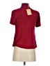 Blue Sky Burgundy Red Short Sleeve Blouse Size XXS - photo 2