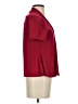 Blue Sky Burgundy Red Short Sleeve Blouse Size XXS - photo 4