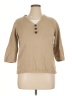 Christopher & Banks 100% Cotton Tan Pullover Sweater Size XL (petite) - photo 1