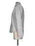 Zara 100% Baumwolle Stripes Silver Long Sleeve Blouse Size S - photo 5