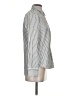 Zara 100% Baumwolle Stripes Silver Long Sleeve Blouse Size S - photo 4