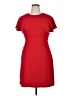 Sharagano 100% Polyester Solid Red Casual Dress Size 12 - photo 1