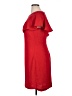 Sharagano 100% Polyester Solid Red Casual Dress Size 12 - photo 5