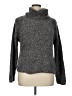 Bentley Tweed Gray Turtleneck Sweater Size XL - photo 1