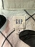 Gap Plaid Ivory Long Sleeve Button-Down Shirt Size S - photo 7