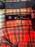 Ben Sherman Checkered-gingham Yellow Short Sleeve Button-Down Shirt Size 6 - photo 3