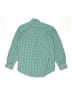 Papo d'Anjo 100% Cotton Checkered-gingham Green Long Sleeve Button-Down Shirt Size 10 - photo 2