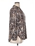 Intro Paisley Gray 3/4 Sleeve Blouse Size XL - photo 4