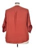 Torrid 100% Polyester Red 3/4 Sleeve Blouse Size 3X Plus (3) - photo 2