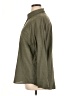Unbranded Solid Green Long Sleeve Button-Down Shirt Size XL - photo 5