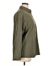 Unbranded Solid Green Long Sleeve Button-Down Shirt Size XL - photo 4