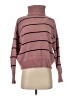 Charlotte Russe Stripes Pink Turtleneck Sweater Size S - photo 1