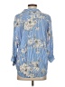 Zara Blue 3/4 Sleeve Blouse Size S - photo 2