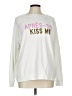 Wildfox 100% Cotton White Sweatshirt Size L - photo 1
