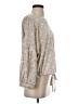 Vintage Havana Tan 3/4 Sleeve Blouse Size S - photo 4