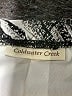 Coldwater Creek 100% Polyester Chevron-herringbone Silver Casual Skirt Size M (petite) - photo 4