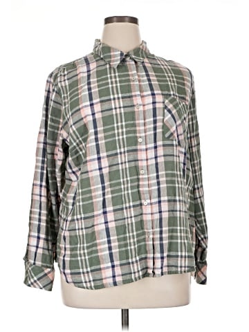 Candace Cameron Bure Long Sleeve Button-Down Shirt (view 1)
