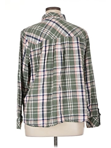 Candace Cameron Bure Long Sleeve Button-Down Shirt (view 2)