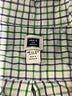 Janie and Jack Checkered-gingham Green Long Sleeve Button-Down Shirt Size 18-24 mo - photo 3
