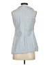 Farinaz Taghavi 100% Polyester Blue Sleeveless Blouse Size 4 - photo 2