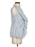 Farinaz Taghavi 100% Polyester Blue Sleeveless Blouse Size 4 - photo 4