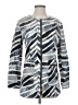 Sharon Young Print Gray Jacket Size S - photo 1