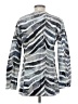 Sharon Young Print Gray Jacket Size S - photo 2
