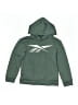 Reebok 100% Polyester Green Zip Up Hoodie Size 6 - photo 1