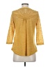 Crescent 100% Polyester Gold Yellow 3/4 Sleeve T-Shirt Size S - photo 2