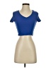 Shein Blue Short Sleeve T-Shirt Size 4 - photo 1