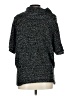 New Directions 100% Acrylic Tweed Black Turtleneck Sweater Size L - photo 2