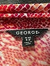 George Print Red Casual Skirt Size XL - photo 4