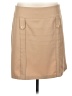 RAG Solid Tan Formal Skirt Size 12 - photo 1