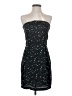 BCBGeneration 100% Polyester Stars Black Cocktail Dress Size 4 - photo 1