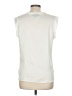 DKNY 100% Polyester Ivory Sleeveless Blouse Size M - photo 2