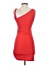 Zara Solid Red Cocktail Dress Size S - photo 2