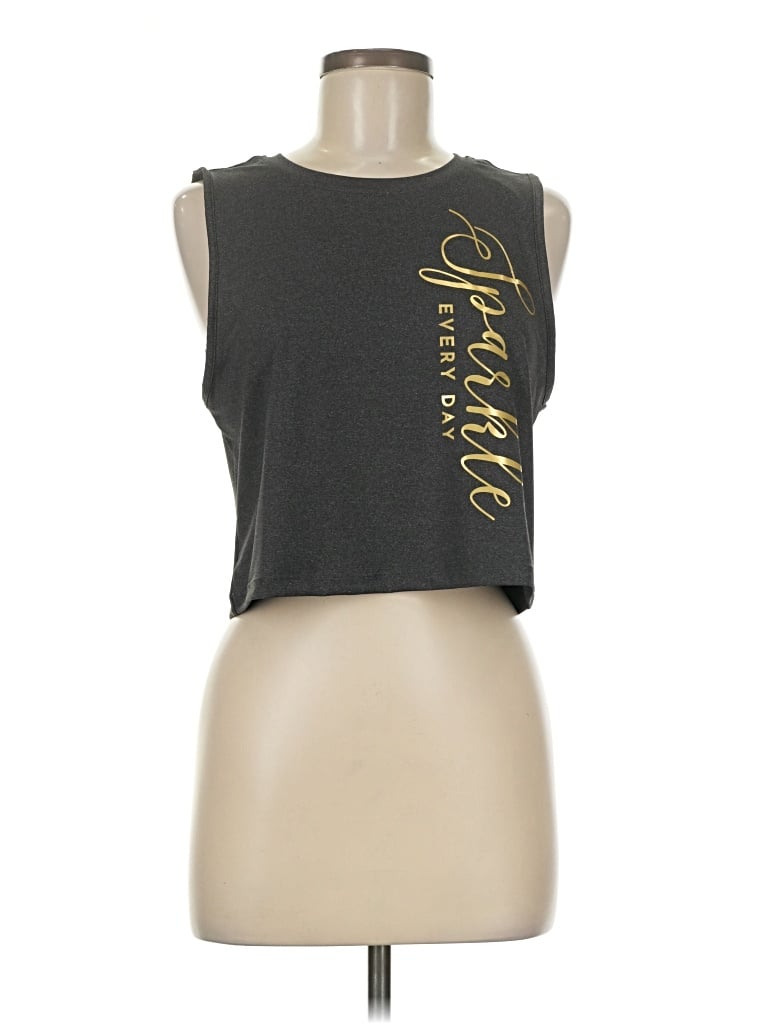 Pre-owned Two To Five Designs Sleeveless T-shirt In Gray