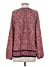 Gap 100% Polyester Pink Long Sleeve Blouse Size S - photo 2