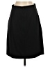 Banana Republic Solid Black Wool Skirt Size 4 (petite) - photo 2