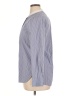 Unbranded 100% Cotton Stripes Gray Long Sleeve Blouse Size XL - photo 5